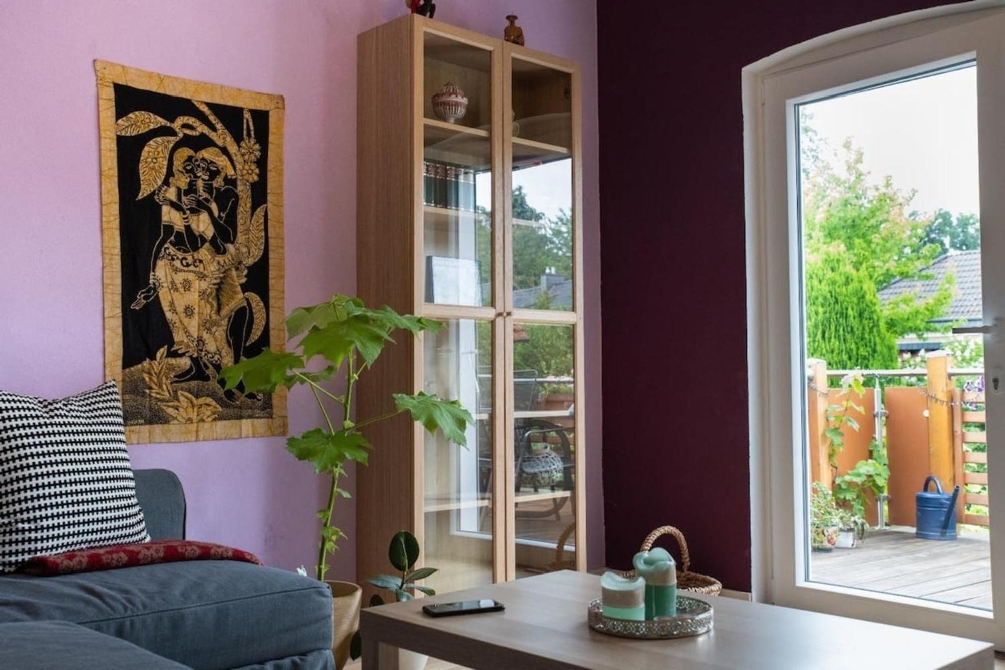 farbenfrohe Ferienwohnung Detmold Exterior foto
